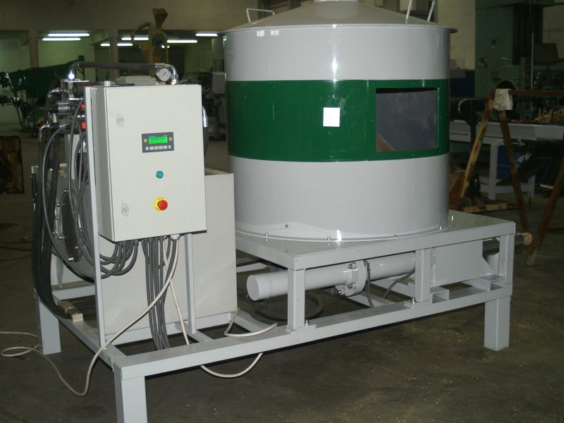 Briquetting machine for vegetable waste management