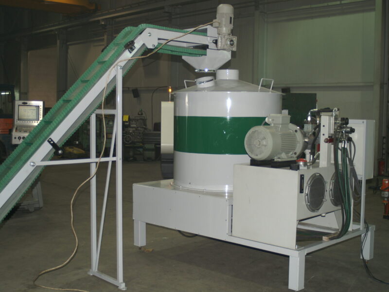 Briquetting machine for vegetable waste management